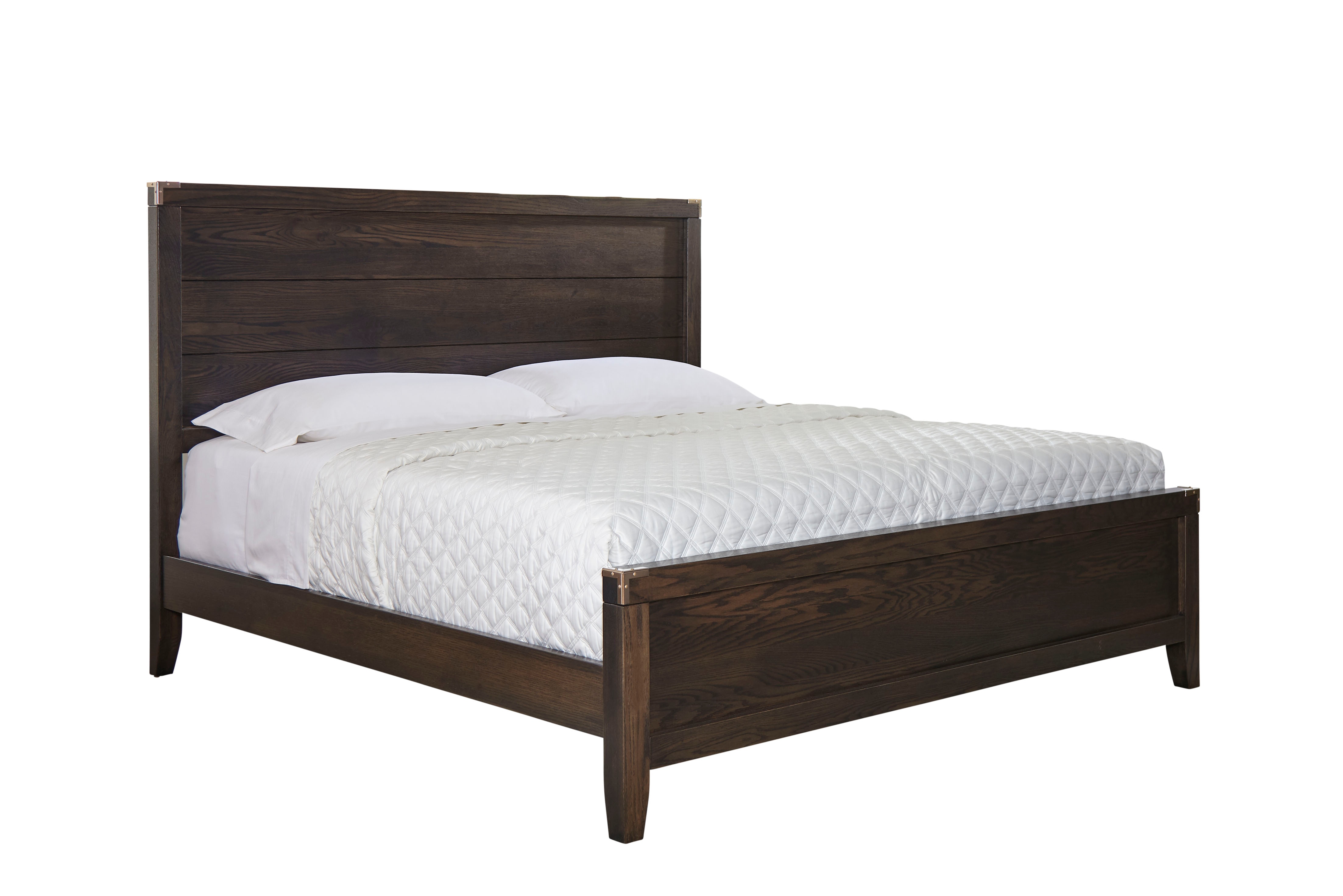 Palettes by Winesburg Bedroom Plank Panel Bed with Both Side Drawers